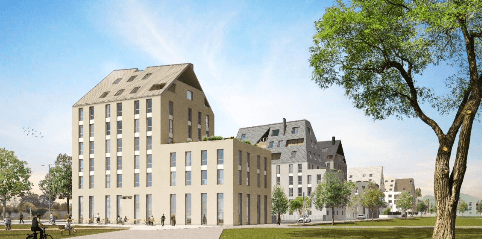 La future résidence étudiante d'Uxco située à Dijon. 