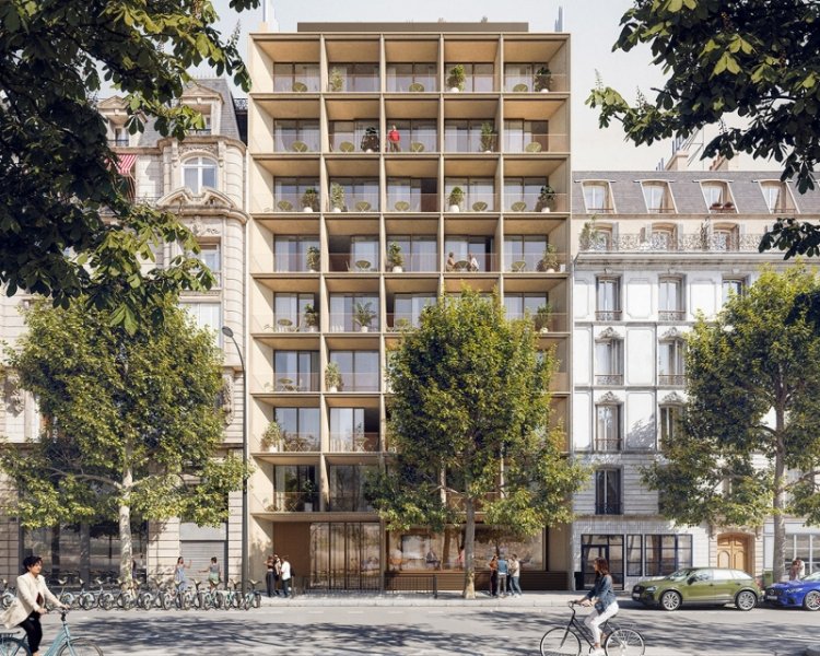Le smart hotel au 44 Bastille, dans le 12e arrondissement de Paris. © SCAU Le smart hotel au 44 Bastille, dans le 12e arrondissement de Paris. © SCAU