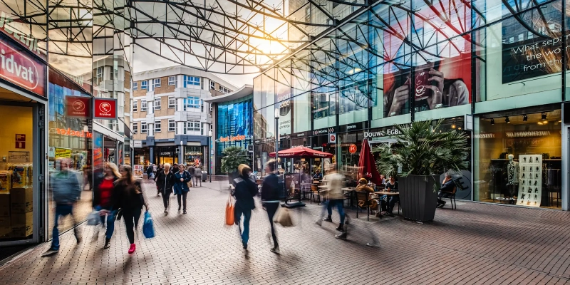 Le centre commercial Stadshart Zoetermeer aux Pays-Bas Le centre commercial Stadshart Zoetermeer aux Pays-Bas