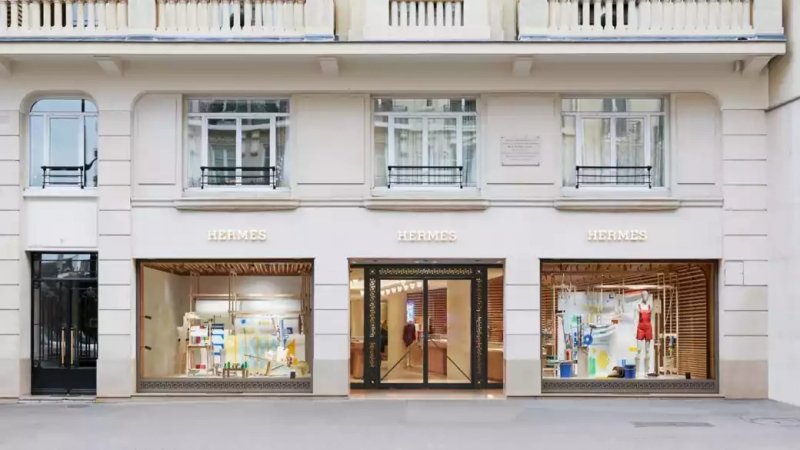 Le 17 rue de Sèvres. dans le 6e arrondissement de Paris. © Hermès 
