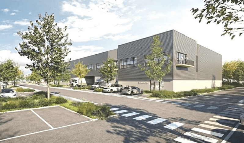 Le projet de parc d'activités de M&G à Aulnay-sous-Bois. Le projet de parc d'activités de M&G à Aulnay-sous-Bois.
