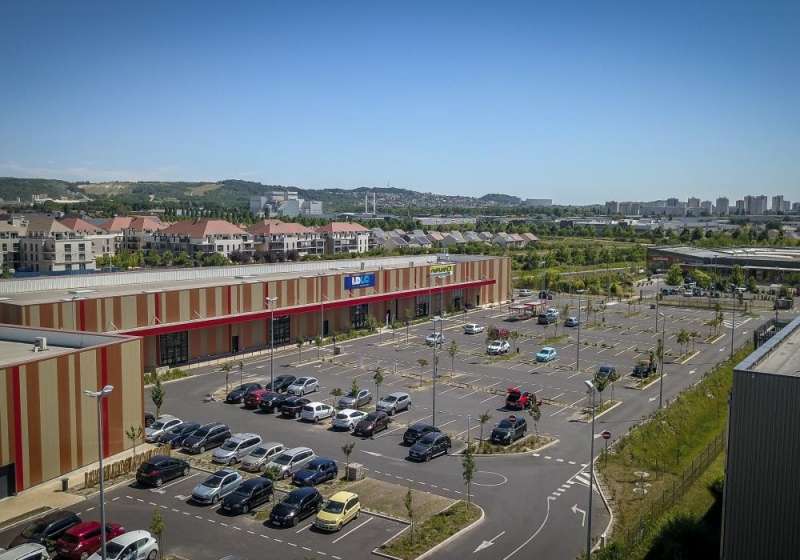 Le retail park My Valley. © Atland