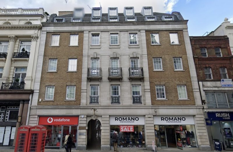 Le 406-408 Strand situé à Londres. © Google Maps Le 406-408 Strand situé à Londres. © Google Maps