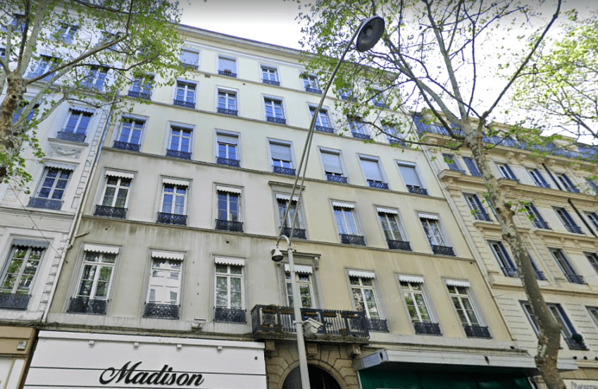 Le 58 Cours Franklin Roosevelt repris à Lyon par la Foncière Valaura. © Maps Le 58 Cours Franklin Roosevelt repris à Lyon par la Foncière Valaura. © Maps