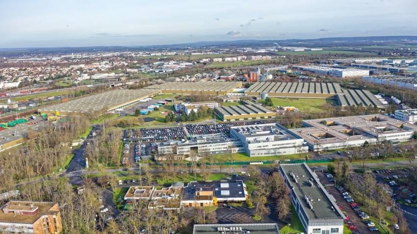 Le site Renault à Cergy Pontoise. 