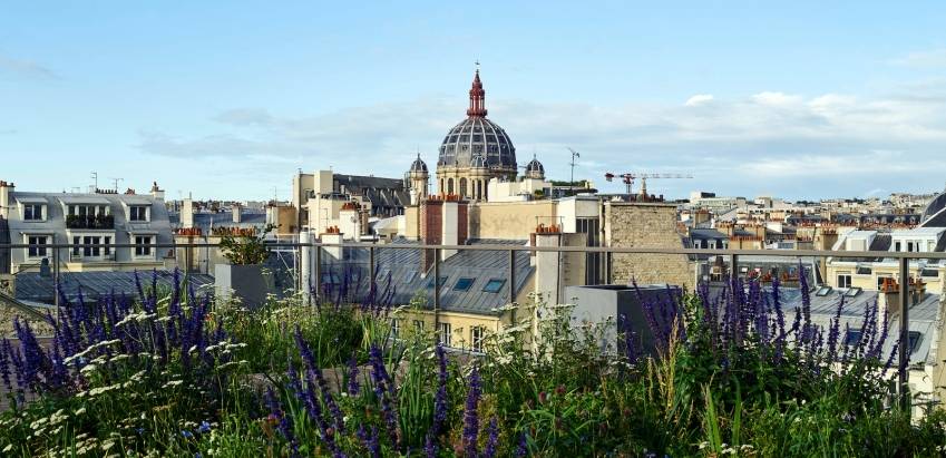 Vue sur Paris depuis la terrasse du 8 Penthièvre. © PCA-Stream Vue sur Paris depuis la terrasse du 8 Penthièvre. © PCA-Stream