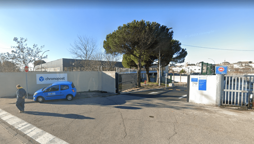 L'entrepôt Chronopost situé dans le 15e arrondissement de Marseille ©Google Maps