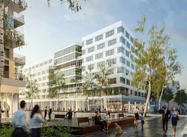 L'ensemble immobilier Évidence, dans la Zac des Docks à Saint-Ouen. L'ensemble immobilier Évidence, dans la Zac des Docks à Saint-Ouen.
