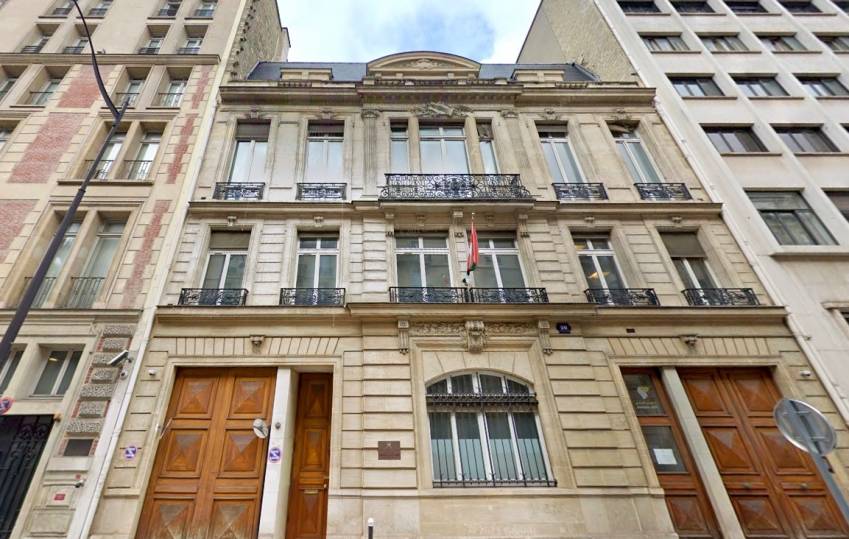 Le 90 rue de Courcelles, dans le 8e arrondissement de Paris. © Google Maps