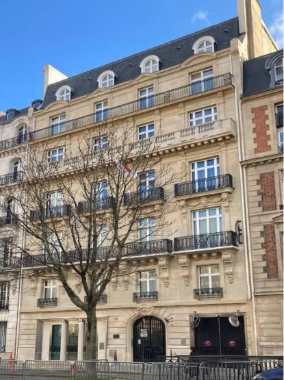 L'immeuble du 11 avenue Hoche, dans le 8e arrondissement de Paris. 