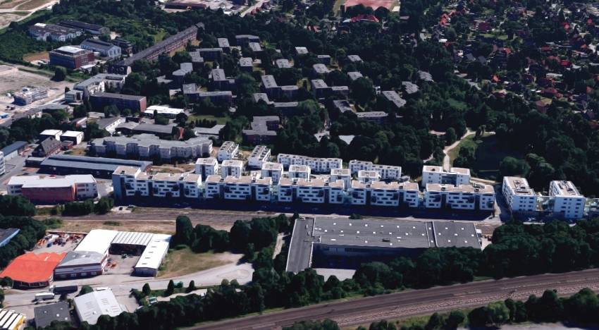 BNP Paribas REIM acquiert un ensemble de six immeubles résidentiels à Hambourg. © Google Maps