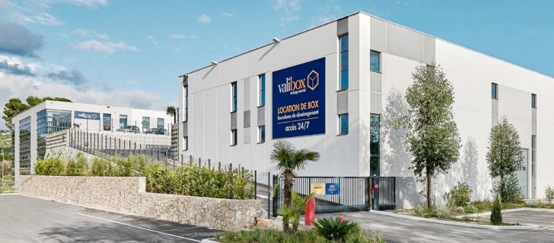 Le site Valibox de Mougins. © Valimmo