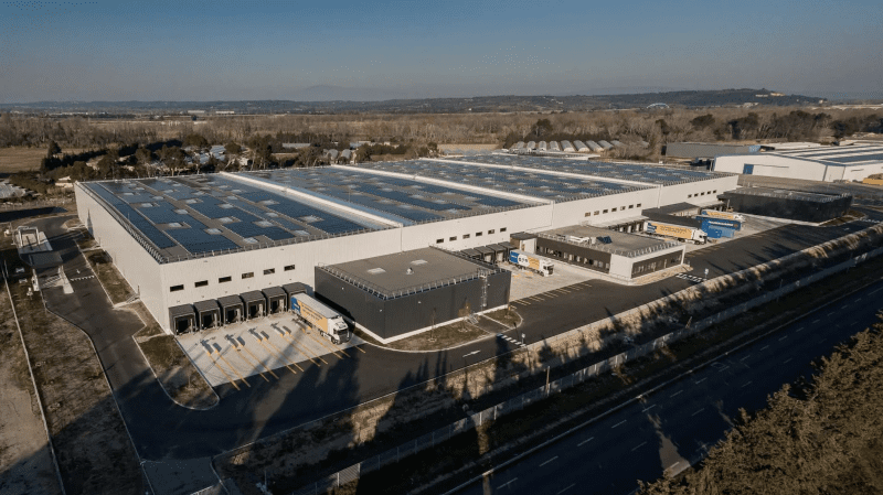  La plateforme Biocoop à Noves. 