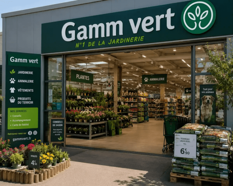 Un magasin Gamm Vert Un magasin Gamm Vert