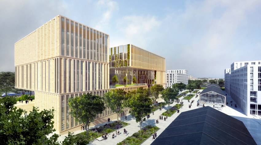 Le futur siège bordelais de la Caisse des Dépôts est construit par Kaufman & Broad. © Auer Weber Architekten Le futur siège bordelais de la Caisse des Dépôts est construit par Kaufman & Broad. © Auer Weber Architekten