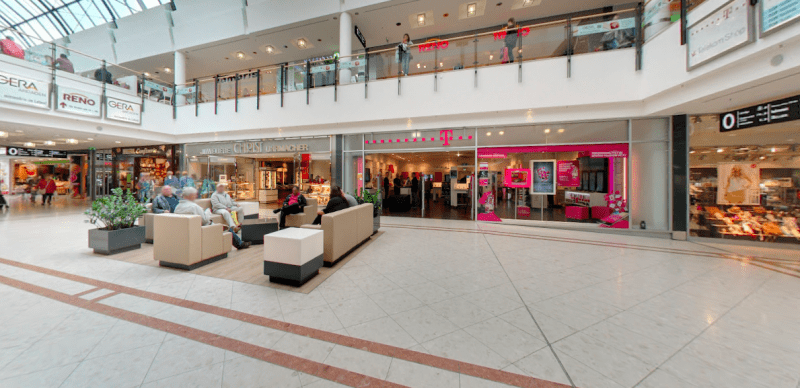 Le centre commercial Gera Arcaden, en Allemagne. ©GoogleMaps