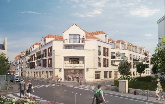  La future résidence seniors Ovelia à Epinay-sur-Orge. 