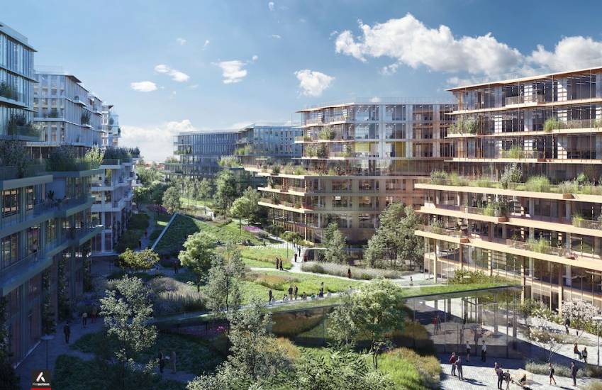 Le futur siège mondial d’Engie à La Garenne-Colombes. Le futur siège mondial d’Engie à La Garenne-Colombes.