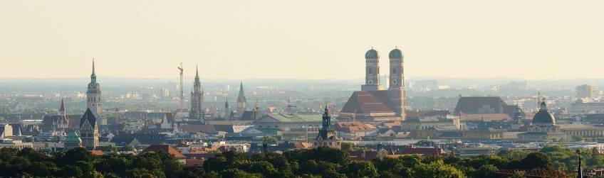 Vue de Munich. Vue de Munich.