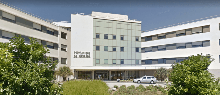 La polyclinique de Navarre à Pau. © Maps La polyclinique de Navarre à Pau. © Maps