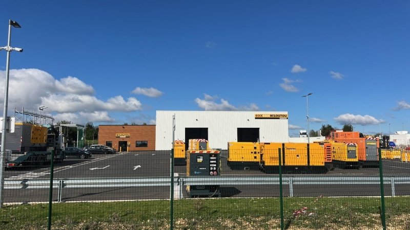 Le site Kiloutou à Bourges. 