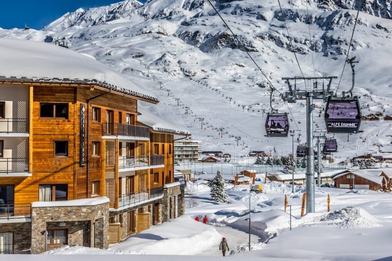 Le Daria-I Nor à l’Alpe d’Huez. 
