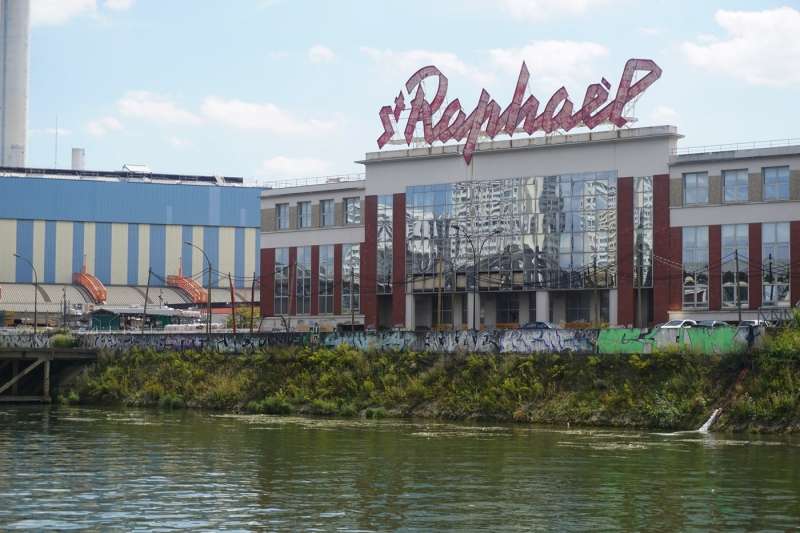 L'ex-usine Saint-Raphaël à Ivry-sur-Seine. 
