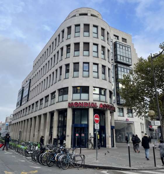 L'immeuble du 2 rue Fragonard à Paris. 