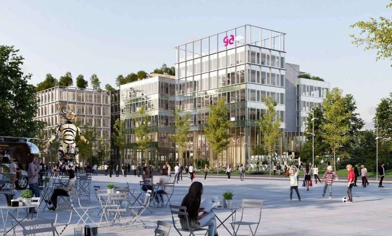 Le future siège de GA Smart Building à Toulouse. © GA