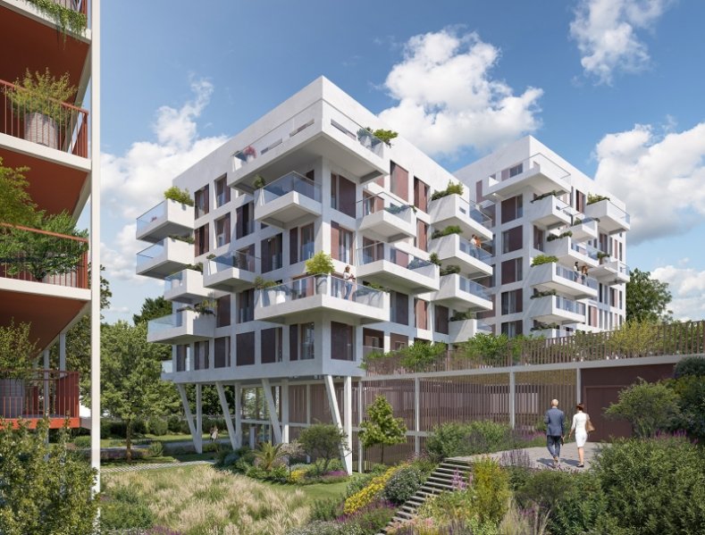 La résidence Terra Alba à Montpellier. © Les Nouveaux Constructeurs La résidence Terra Alba à Montpellier. © Les Nouveaux Constructeurs