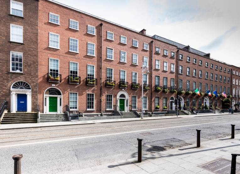 Les 76 et 78 Harcourt Street à Dublin © Savills