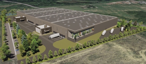 L'entrepôt de Fontenoy-sur-Moselle. 