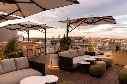 L'hotel 4*Dame des Arts dans le 6e arrondissement. 