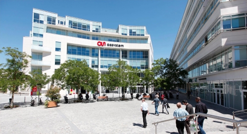 L'immeuble Futura II, à Montigny-le-Bretonneux. © Hôtel d'agglomération de SQY