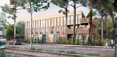 Le projet Dreamwork à Villeneuve D'Ascq, développé par GED. © O Architecture