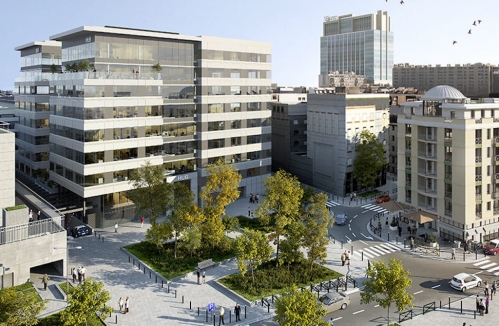 Le Hub, siège de BPD Marignan, à Levallois-Perret