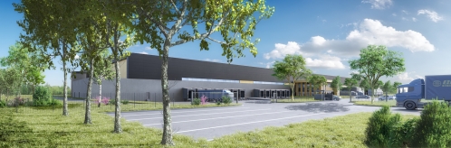 L'entrepôt de 31 000 mètres carrés repris par CBRE à Poupry-Artenay. 