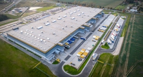 Plateforme logistique Amazon à Szczecin, Pologne Plateforme logistique Amazon à Szczecin, Pologne