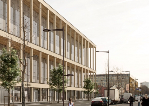 Hugo, un projet porté par Icade à Aubervilliers. © LAN