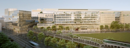 Le projet Evolution, porté par Kaufman à Paris 13, face à la gare d'Austerlitz.