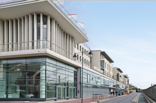 L'immeuble de bureaux Cap Mermoz, situé au 38-44 rue Jean Mermoz, à Maisons-Laffite. DR 