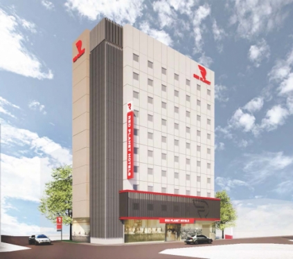 Le futur Red Planet Hiroshima Nagarekawa. © Red Planet