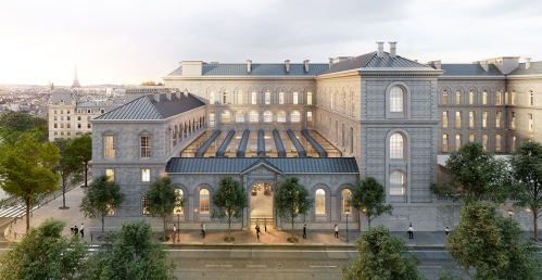 Un tiers des surfaces de l'Hôtel-Dieu de Paris sera réhabilité par Novaxia. © AAD Un tiers des surfaces de l'Hôtel-Dieu de Paris sera réhabilité par Novaxia. © AAD