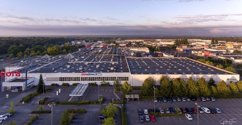 Le centre commercial de Creil Saint-Maximin dans l’Oise