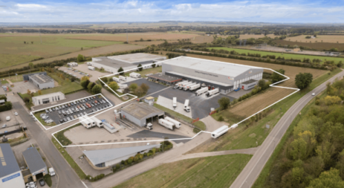 La plateforme logistique frigorifique de 8 185 mètres carrés située à Argentan