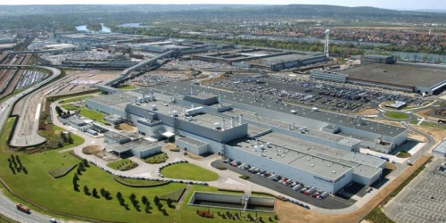 L'actuel site de Stellantis à Poissy. 