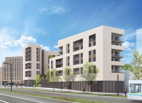 La future résidence Senioriales Bordeaux Deschamps.