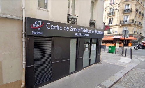 Le centre de santé Medident, Paris 5. © Google Maps