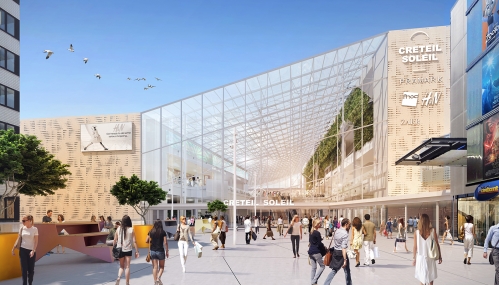 Le centre Créteil Soleil inauguré par Klépierre.
