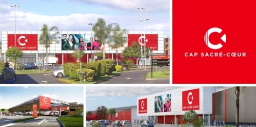 Le centre commercial Cap Sacré-Cœur, sur l’île de La Réunion Le centre commercial Cap Sacré-Cœur, sur l’île de La Réunion